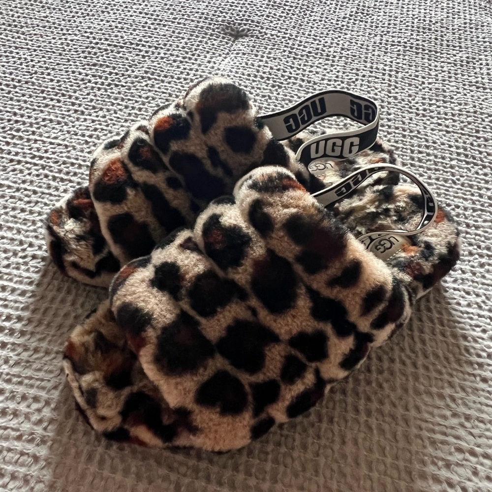 Cheetah ugg slippers